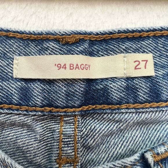 Levi's Women's '94 Baggy Denim Jeans Size 27x31 Mid Rise Straight Leg Classic - Picture 8 of 12